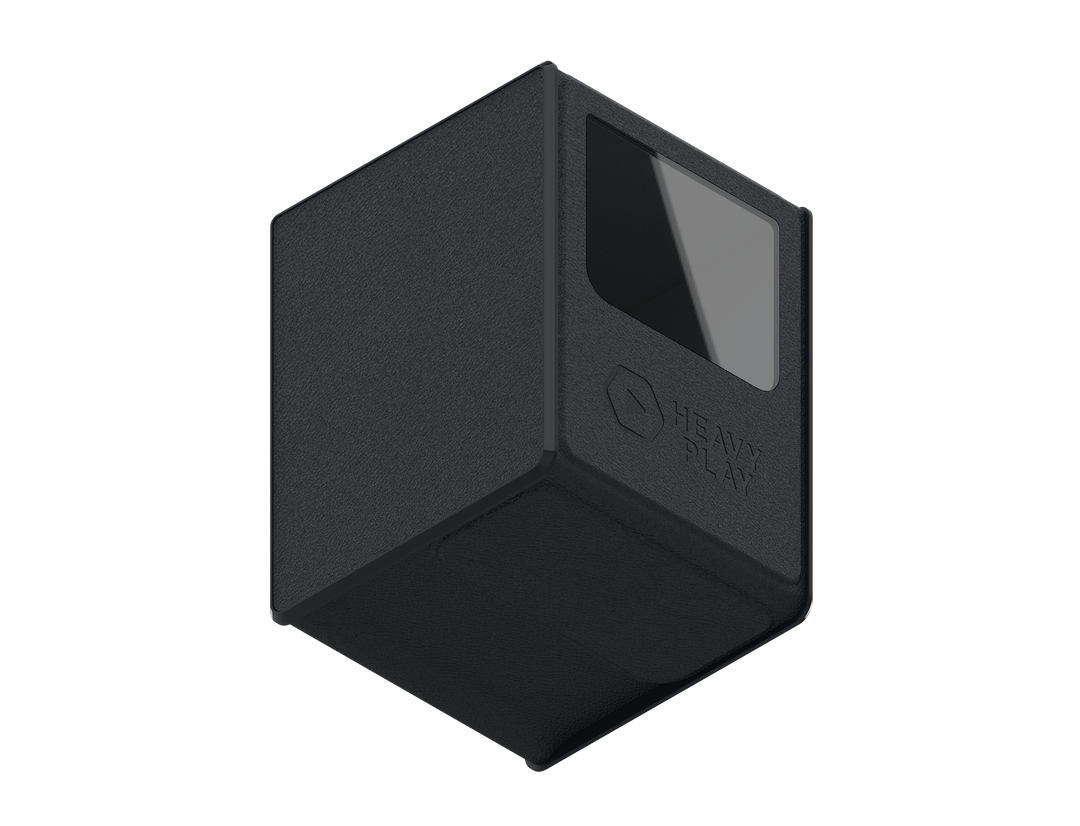 Heavy Play RFG Deck Box MAX: 100 Double Sleeved Warlock Black