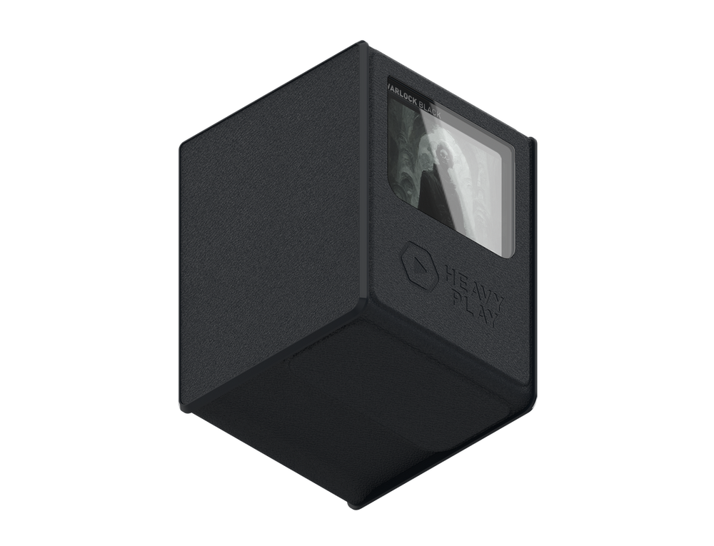 Heavy Play RFG Deck Box MAX: 100 Double Sleeved Warlock Black