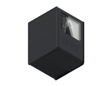 Heavy Play RFG Deck Box MAX: 100 Double Sleeved Warlock Black