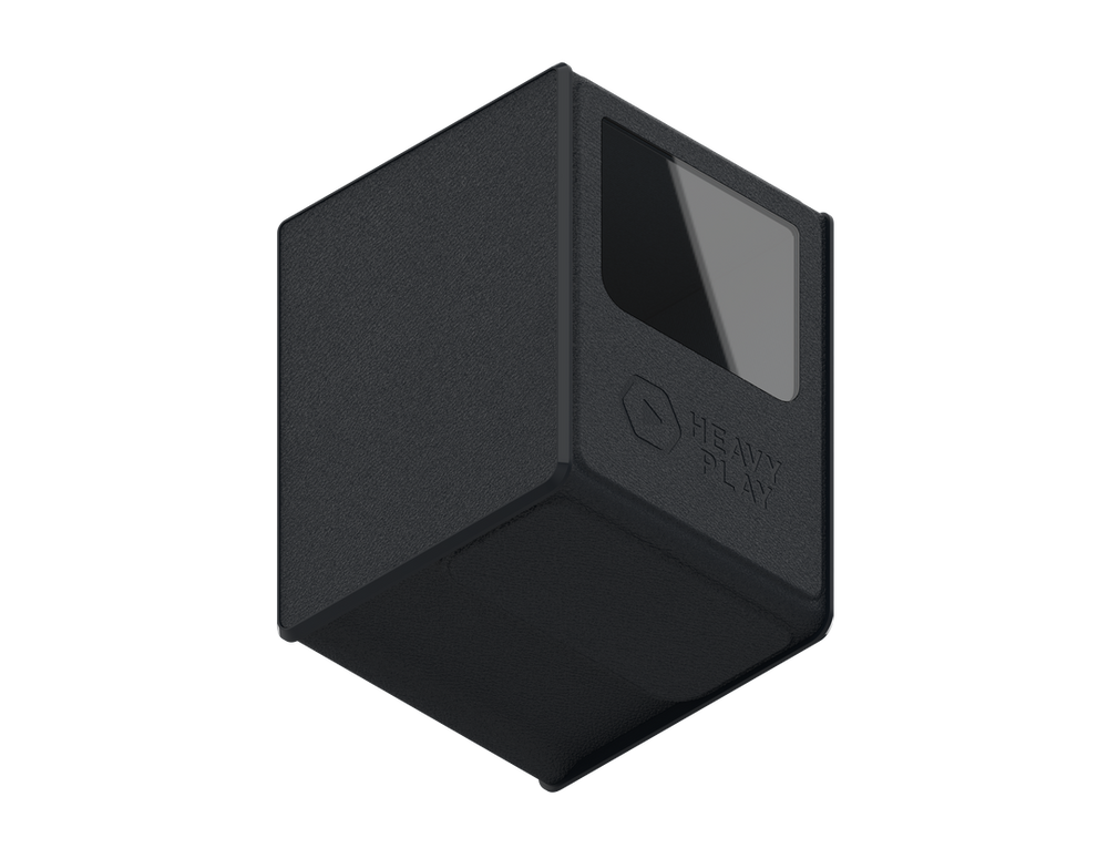 Heavy Play RFG Deck Box MAX: 100 Double Sleeved Warlock Black