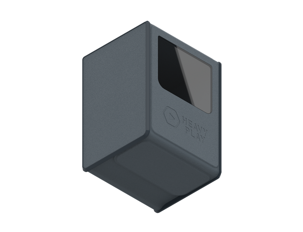 Heavy Play RFG Deck Box MAX: 80 Double Sleeved Artificer Grey