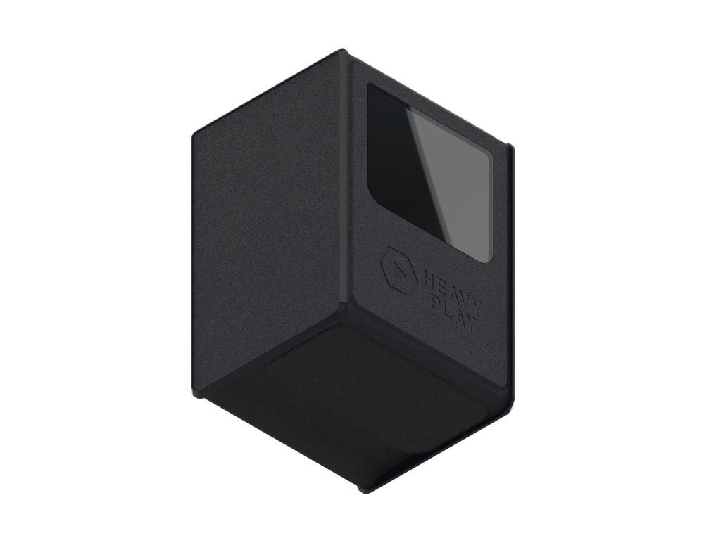 Heavy Play RFG Deck Box MAX: 80 Double Sleeved Warlock Black