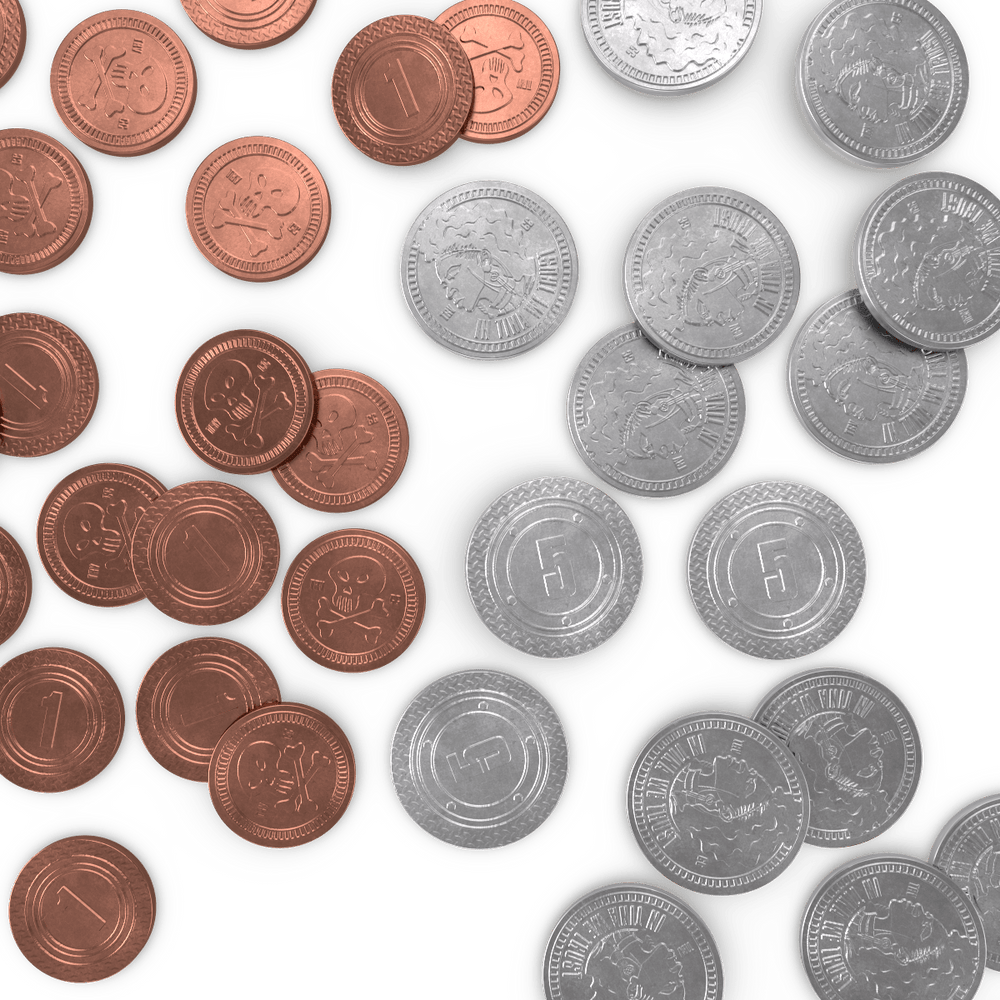 Thunder Road: Vendetta - Deluxe Metal Scrap Tokens