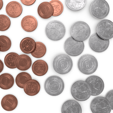 Thunder Road: Vendetta - Deluxe Metal Scrap Tokens