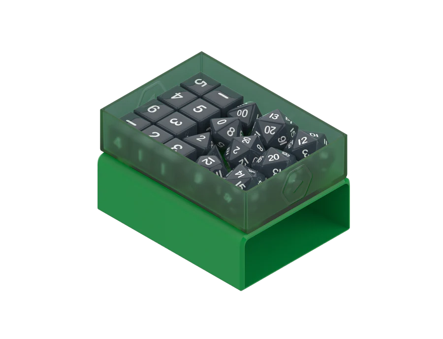 Heavy Play - Dice Box/Sideboard Holder: Druid Green