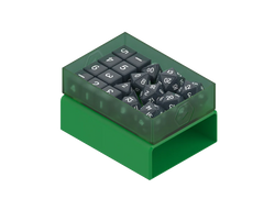 Heavy Play - Dice Box/Sideboard Holder: Druid Green