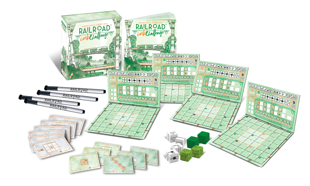 Railroad Ink: Challenge - Lush Greend Edition