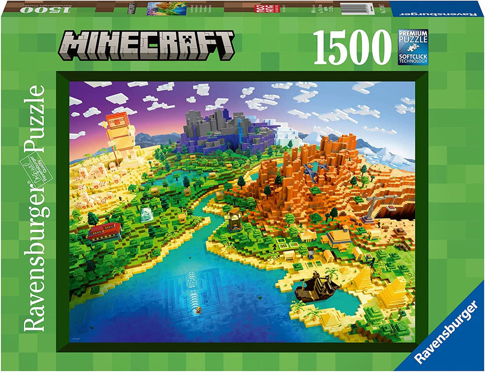 World of Minecraft 1500 Piece Puzzle