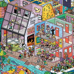 Magic Puzzle Company: Big Rock City - 1000 Piece Jigsaw Puzzle