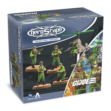 Heroscape: Army Expansion - GI Joe Greenshirts and Battle Copter