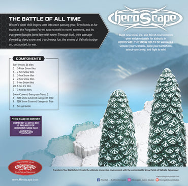 Heroscape: Terrain Expansion - The Snow Fields of Valhalla