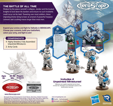 Heroscape Army Expansion: Age of Annihilation - Knight Primus Adelbern and Ordo Borealis