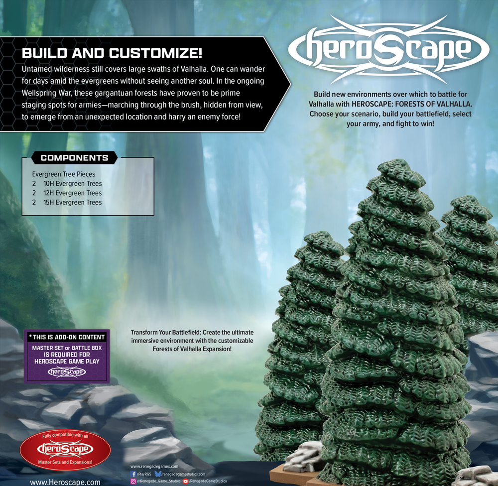 Heroscape: Terrain Expansion - Forests of Valhalla