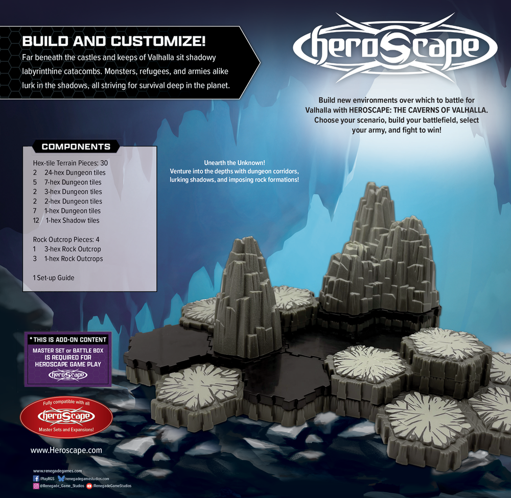 Heroscape: Caverns of Valhalla Terrain Expansion
