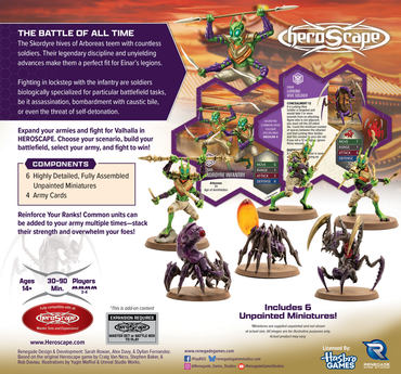 Heroscape: Army Expansion - Skordyre Soldiers