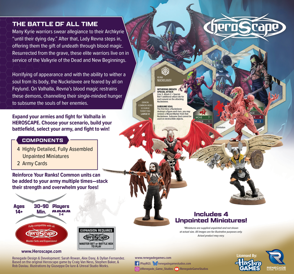 Heroscape: Army Expansion - Revenants of Revna and Nuckelavee