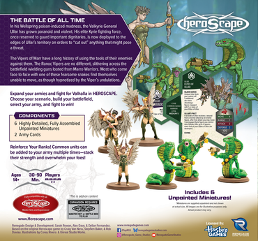 Heroscape: Army Expansion - Elites of Ullar and Ranoc Vipers