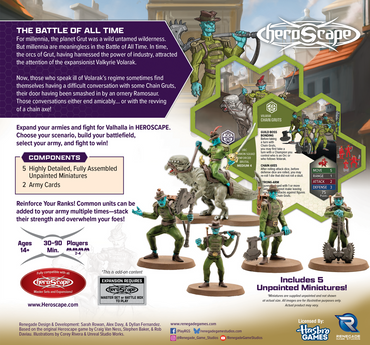 Heroscape: Army Expansion - Chain Gruts and Ramosaur Rider