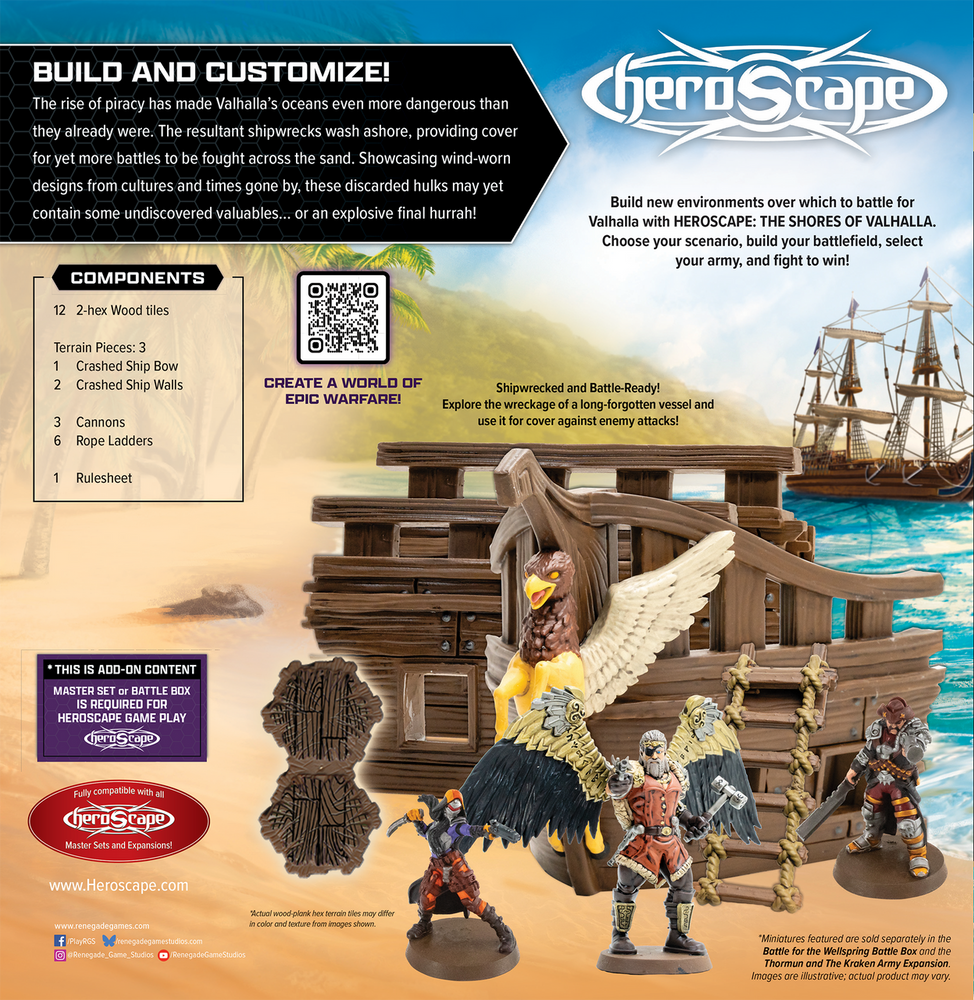 Heroscape: Terrain Expansion - Shores of Valhalla