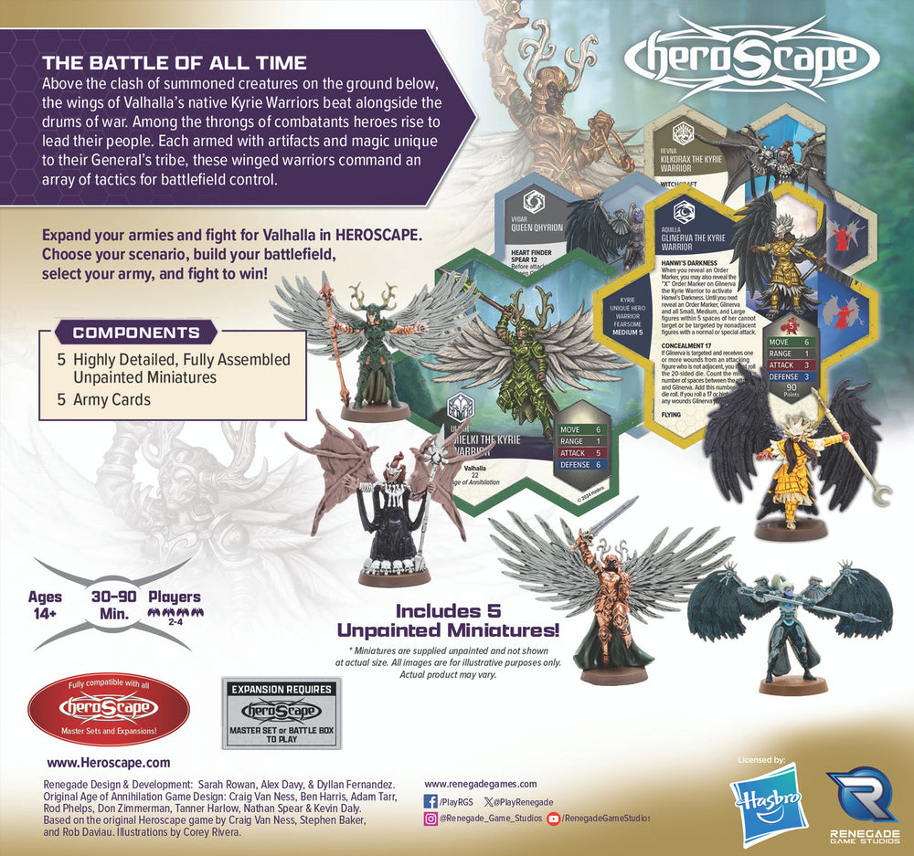 Heroscape: Army Expansion - Revna's Rebuke: Kyrie Warriors