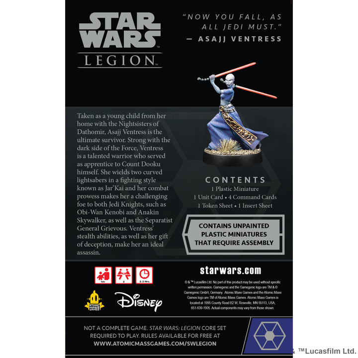Star Wars Legion: Asajj Ventress - Operative Expansion