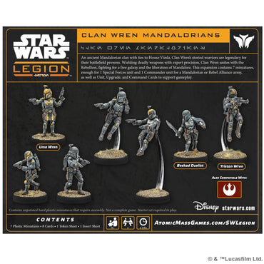 Star Wars: Legion - Clan Wren Mandalorians