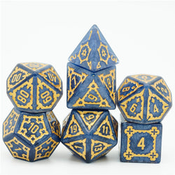 Foam Brain Games: Huge Blue Castle Dice Set - 25mm