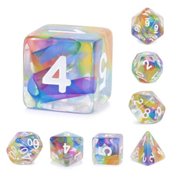 Foam Brain Games: Rainbow Ribbon Dice Set