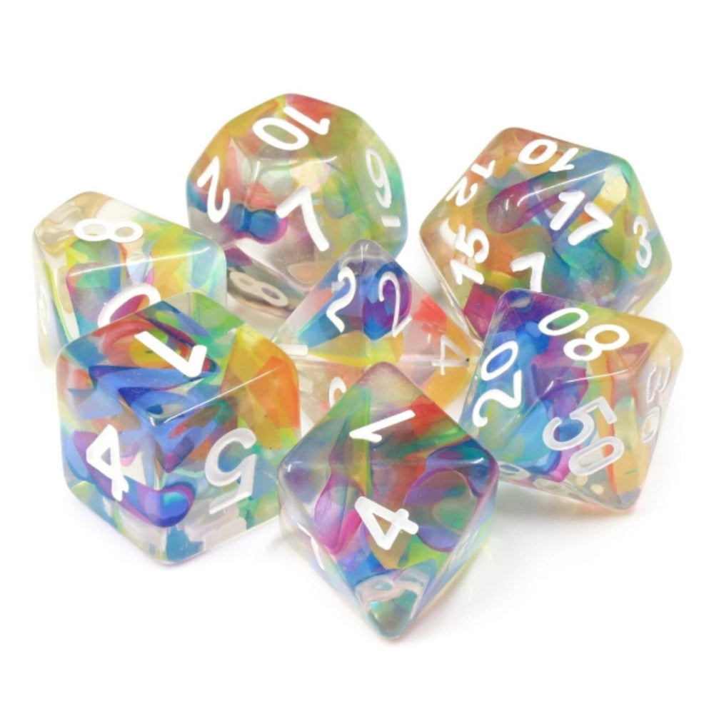 Foam Brain Games: Rainbow Ribbon Dice Set