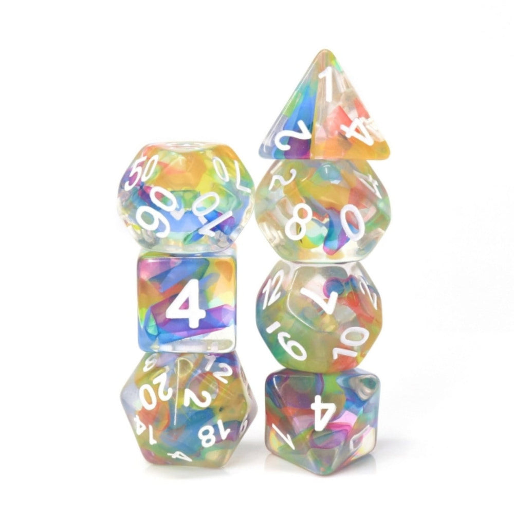 Foam Brain Games: Rainbow Ribbon Dice Set