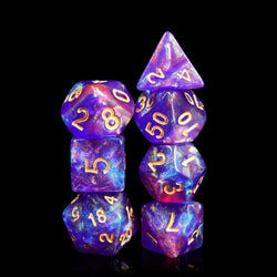 Foam Brain Games: Blue Enchantress Dice Set