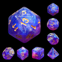 Foam Brain Games: Blue Enchantress Dice Set