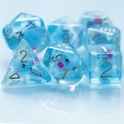 Foam Brain Games: Blue Octopus RPG Dice Set