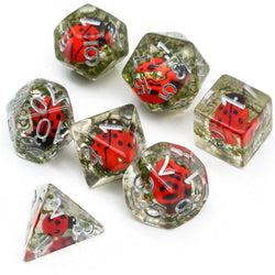 Foam Brain Games: Red Ladybug RPG Dice Set