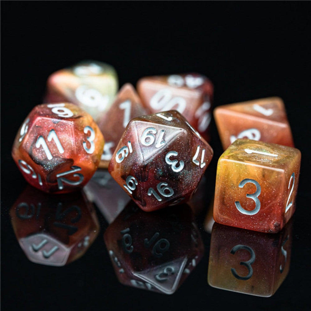 Foam Brain Games: Copper Cosmos Dice Set