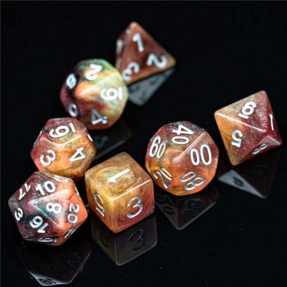 Foam Brain Games: Copper Cosmos Dice Set