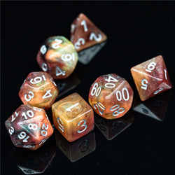 Foam Brain Games: Copper Cosmos Dice Set
