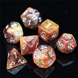 Foam Brain Games: Copper Cosmos Dice Set