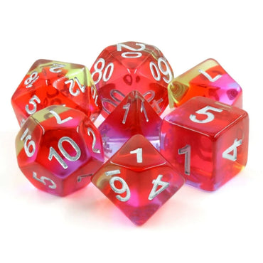 Foam Brain Games: Pomegranate Blossom RPG Dice Set