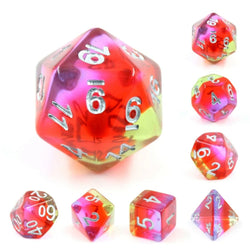 Foam Brain Games: Pomegranate Blossom RPG Dice Set
