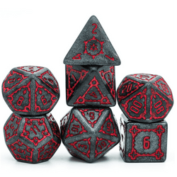 Foam Brain Games: Huge Black Castle Dice Set - 25mm