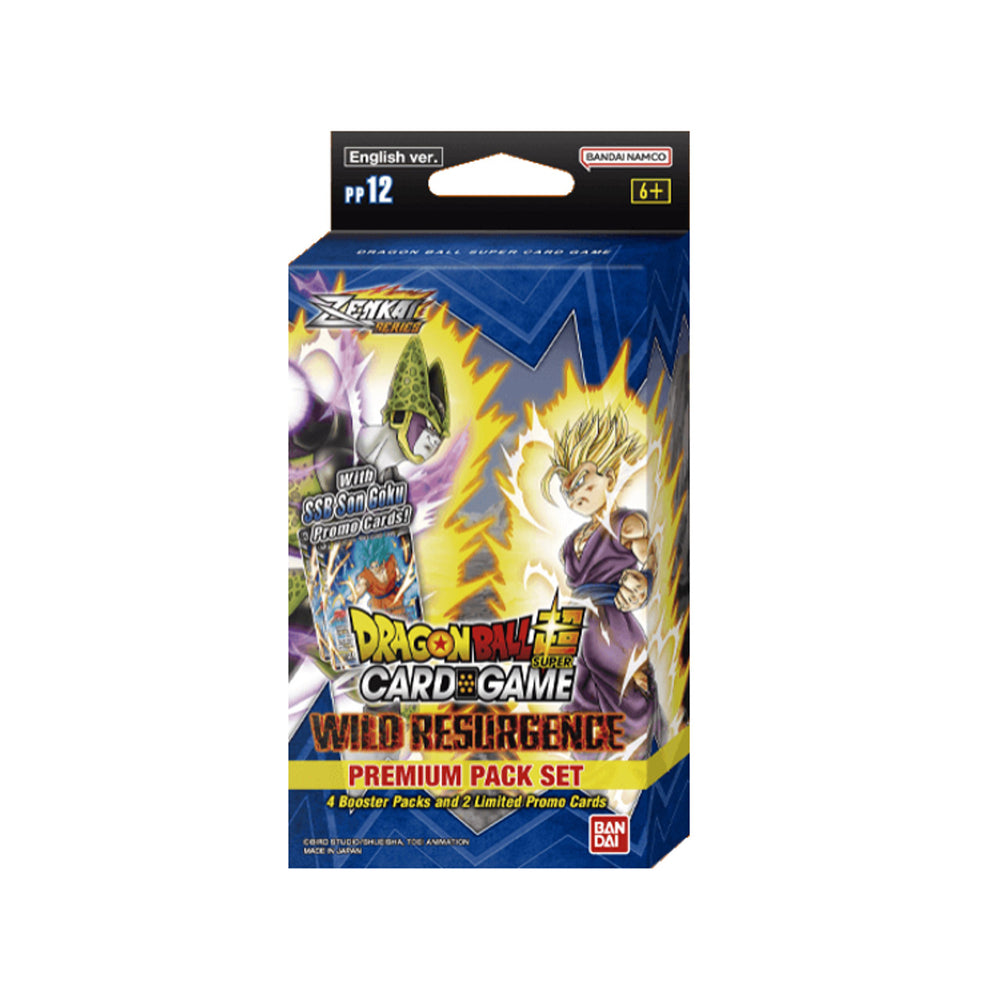 Dragon Ball Super TCG: Wild Resurgence - Zenkai Series 04 - Premium Pa Dragon Ball Super TCG: Wild Resurgence - Zenkai Series 04 - Premium Pa