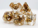Foam Brain Games: Silver Pirate Skull - Dice Set