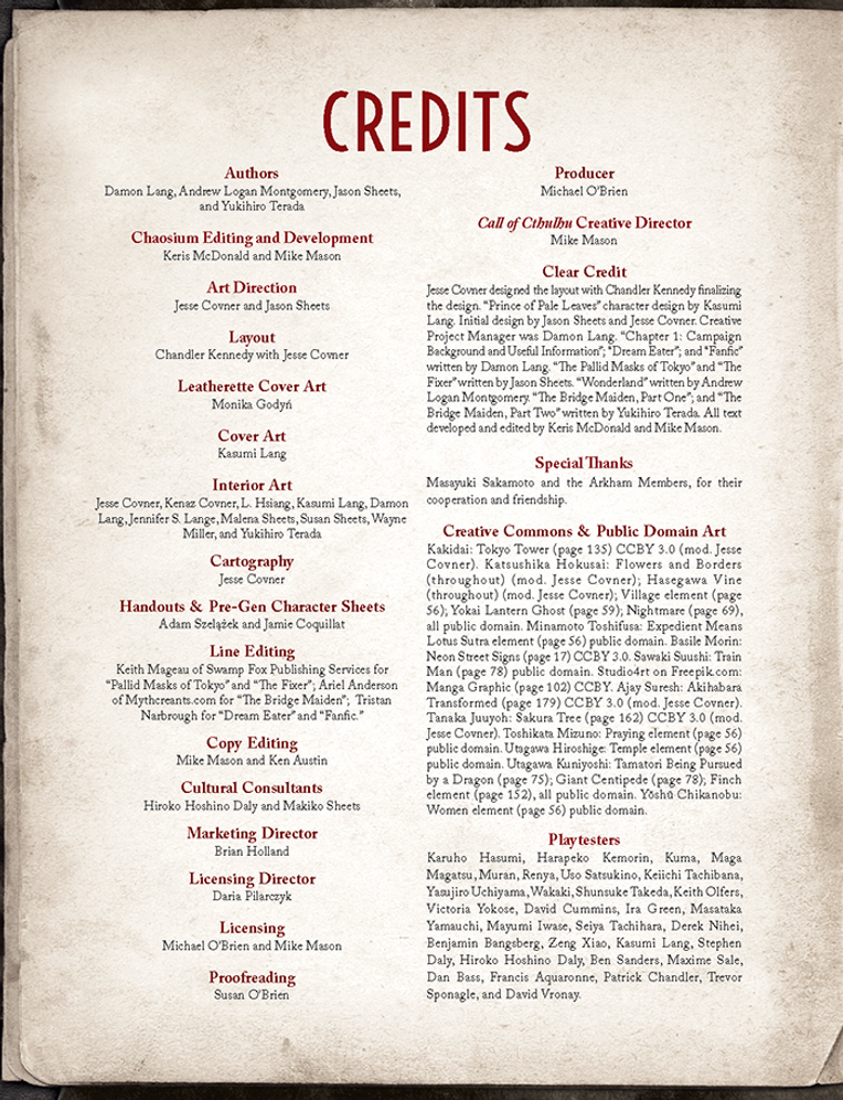 Call of Cthulhu: The Sutra of Pale Leaves - Twin Suns Rising