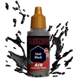 The Army Painter: Air Paints - Matt Black (18 ml)