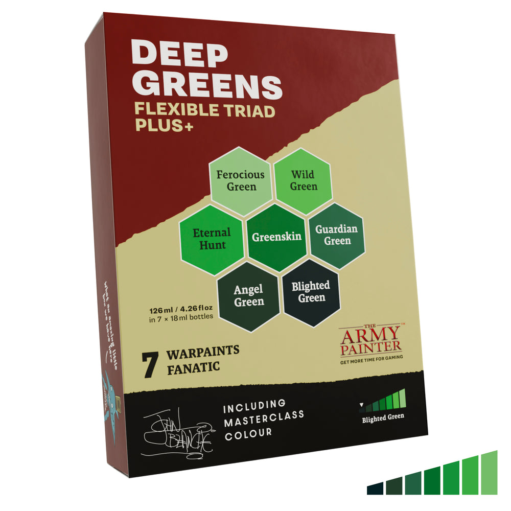 The Army Painter: Masterclass Flex Triad PLUS+ - Deep Greens