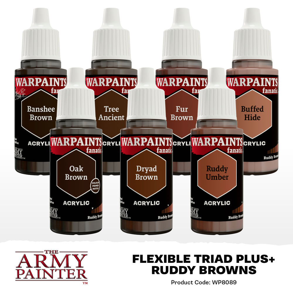The Army Painter: Masterclass Flex Triad PLUS+ - Ruddy Browns