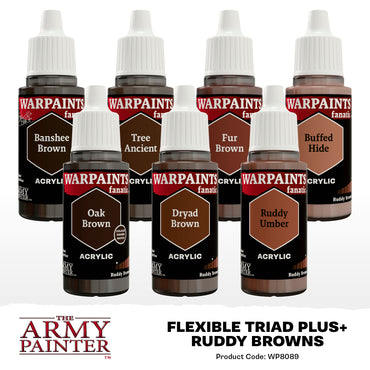 The Army Painter: Masterclass Flex Triad PLUS+ - Ruddy Browns