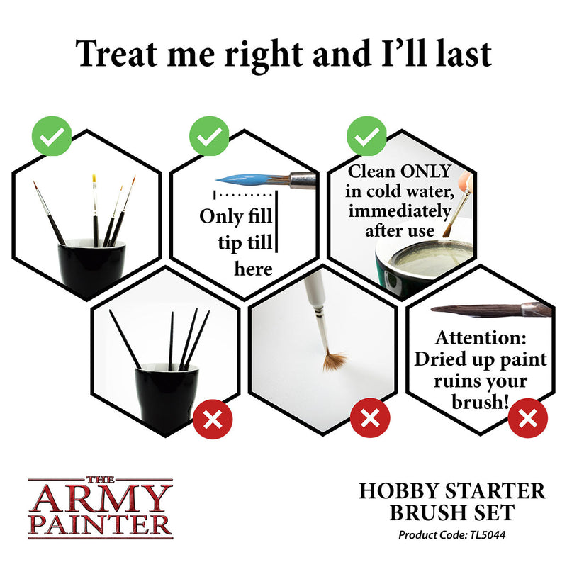 The Army Painter - Hobby Starter Brush Set