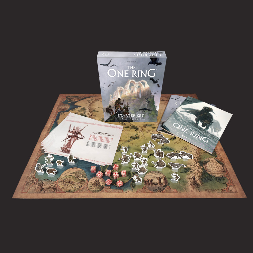 The One Ring RPG:  Over Hill and Under Hill - Starter Set (2E)
